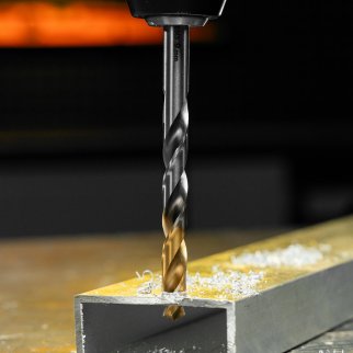 Сверло спиральное по металлу 9 x 125мм, Р6М5, Golden Tip // Denzel фото 9