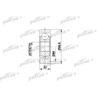 Шрус привода PATRON PCV3002 фото