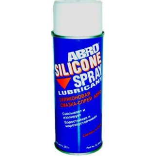 Смазка ABRO силиконовая спрей 283гр. фото