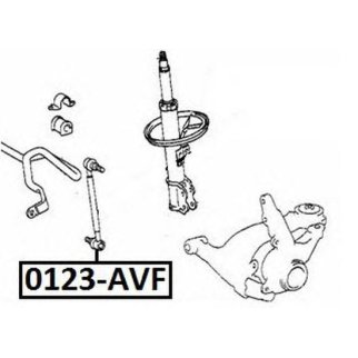 Стойка переднего стабилизатора ASVA 0123-AVF фото