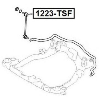 Стойка переднего стабилизатора ASVA 1223-TSF фото