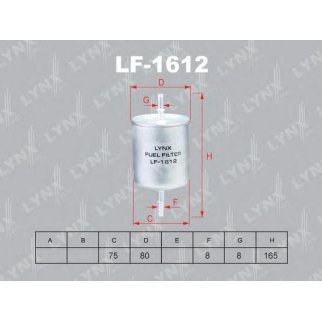 Фильтр топливный LYNXauto LF-1612 фото