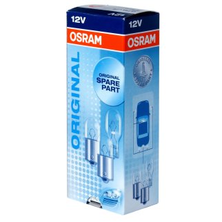 Лампа OSRAM галогеновая R5W BA15S 5W фото