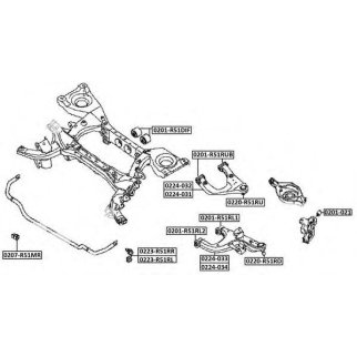 Сайлентблок ASVA 0201-021 фото