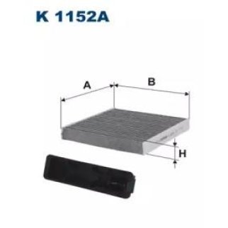 Фильтр салона FILTRON K 1152A фото