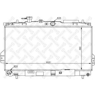 Радиатор основной Stellox 10-26596-SX фото