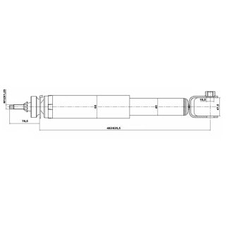 Амортизатор задний L=R FORD EXPLORER 2011- FEBEST 21110-005R фото 2