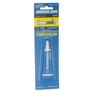 Фиксатор резьбы синий (разъемный) (6 мл) ABRО фото