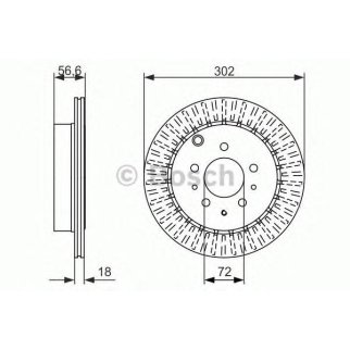 Диск тормозной BOSCH 0 986 479 757 фото
