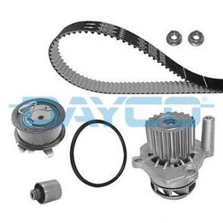 Насос водяной (помпа) + к-кт ремня ГРМ DAYCO KTBWP2964 фото