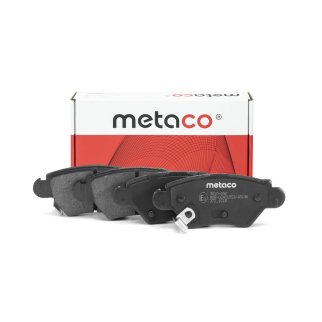 Колодки тормозные задние дисковые к-кт metaco 3010-092 фото