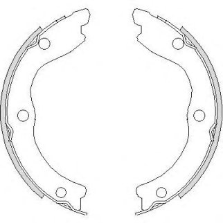 4736.00_колодки барабанные ручника! Nissan X-Trail 01> фото