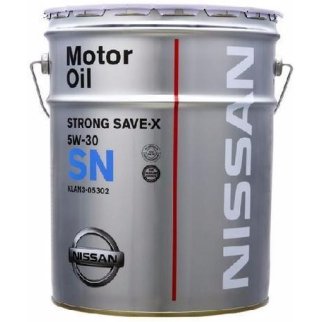Масло моторное NISSAN SN STRONG SAVE X 5W-30, 20л фото