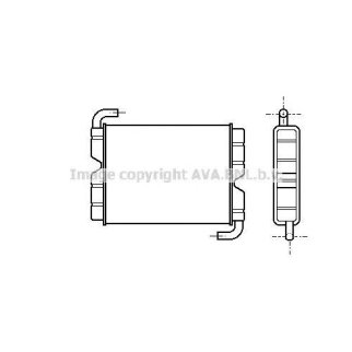Радиатор отопителя AVA SC6006 фото