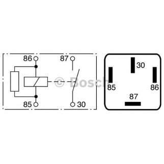 Реле BOSCH 0 986 332 040 фото