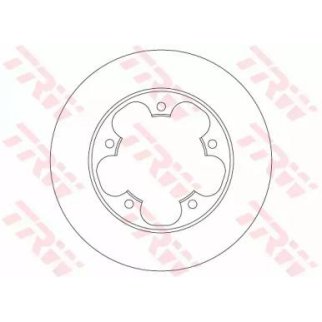 Диск тормозной задний TRW DF6748 фото