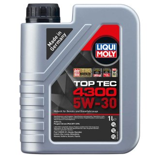 Масло моторное LIQUI MOLY TOP TEC 4300 HC C2 5w30 1л синт. фото