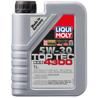 Масло моторное LIQUI MOLY TOP TEC 4300 HC C2 5w30 1л синт. фото 2