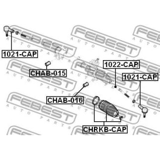 1021-CAP_наконечник рулевой! Chevrolet Captiva all, Opel Antara all 06> фото