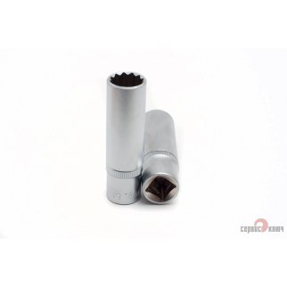 Головка торцевая 16 1/2&quot; 12гр глубокая СЕРВИС КЛЮЧ фото