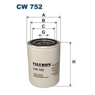 Фильтр охлаждающей жидкости FILTRON CW752 фото