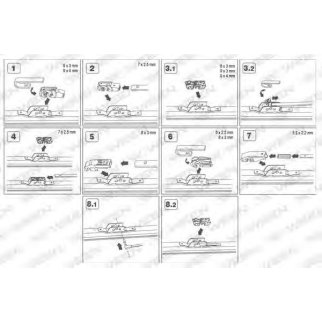 Щетка стеклоочистителя ARCTIC WEEN зимняя 650мм фото