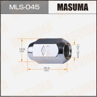 MLS-045_гайка колесная! M12x1.5 под ключ 19мм фото