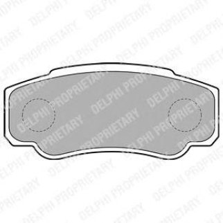 Колодки задние CITROEN JUMPER, FIAT DUCATO, PEUGEOT BOXER (230, 244) LP1790 фото