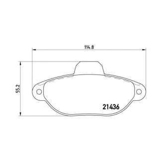 Колодки торм.пер. фото