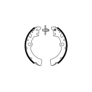 Колодки барабанные к-кт MINTEX MFR445 фото