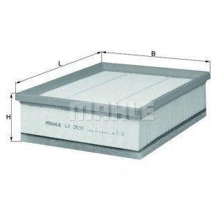 Фильтр воздушный KNECHT LX 2031 фото 2 Фильтр воздушный KNECHT LX 2031 фото 2