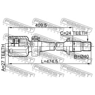 ШРУС внутренний FEBEST 0111-ACV30RH фото