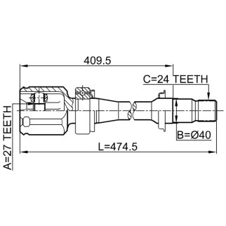 ШРУС внутренний FEBEST 0111-ACV30RH фото 2