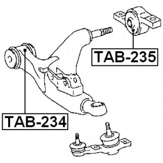 Сайлентблок FEBEST TAB-235 фото 2