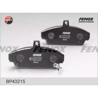 Колодки тормозные передние к-кт Fenox BP43215 фото