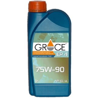 Масло трансмиссионное GRACE EP 4 GL-4 75W90 1л. п/синт. фото