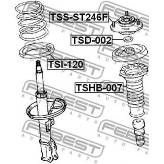 Опора амортизатора FEBEST TSS-ST246F фото