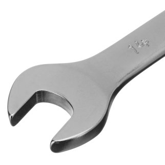 Ключ комбинированный 14 мм, CrV, матовый хром// STELS фото 3
