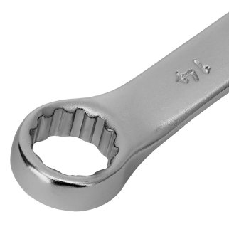 Ключ комбинированный 14 мм, CrV, матовый хром// STELS фото 4