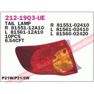 212-19Q3L-E_фонарь левый! Toyota Corolla all 07-08 фото