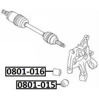Сайлентблок ASVA 0801-015 фото