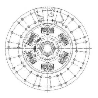 Диск сцеп. для а/м MAN TGA (03-)/TGS I (08-)/TGX I (12-) (ведом.) (FD 407) фото 3