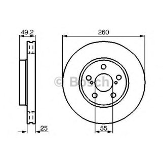 Диск тормозной перед фото