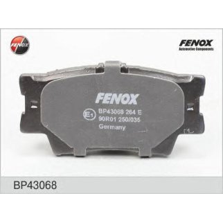 Колодки тормозные задние дисковые к-кт Fenox BP43068 фото