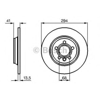 Диск торм. зад. VW T4,SHARAN (294x13.5) фото
