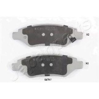 Колодки тормозные к-кт Japanparts PP-007AF фото