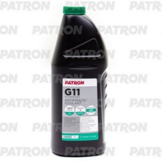 Антифриз 1кг (0.87л) - зеленый PATRON GREEN G11, TL 774-C, SAE J1034, N600690, MS-7170, MAN 324 NF, фото