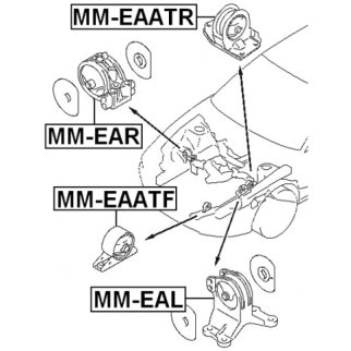 Опора двигателя MM-EAATR фото 2