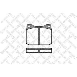 Колодки тормозные STELLOX _021010SX фото