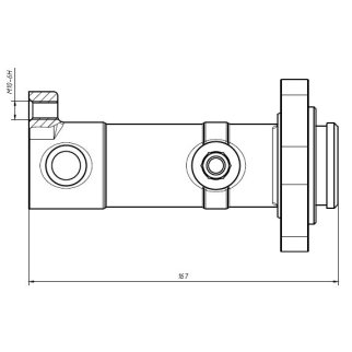 Цилиндр торм. для а/м ГАЗ-3309/3308/3307 с ABS главный (CF 103) фото 3